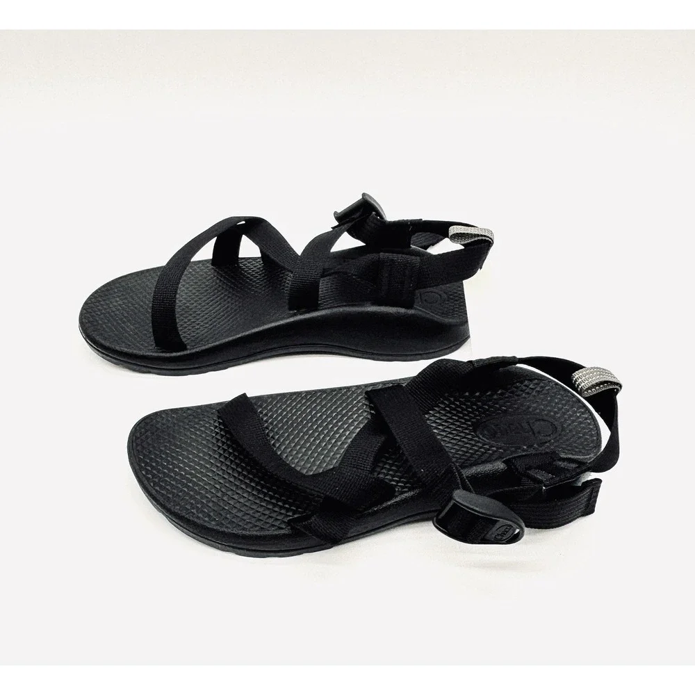 Chaco Z/1 EcoTread Outdoors Walking Sandal Big Kid Black - Unisex Size 6M New